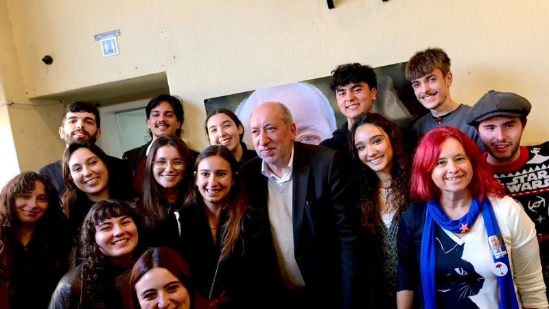 Almoço com apoiantes, no Clube Recreativo do Feijó