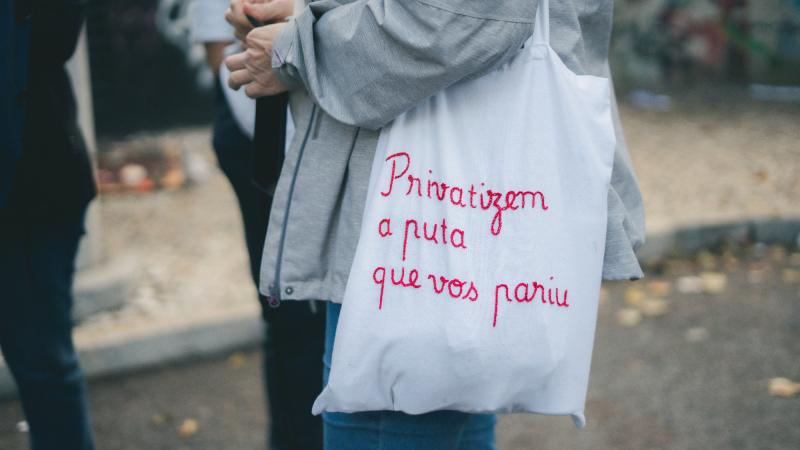 Contacto com trabalhadores do piquete de greve